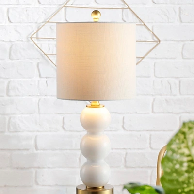 Jonathan Y February 21" Glass/metal Led Table Lamp