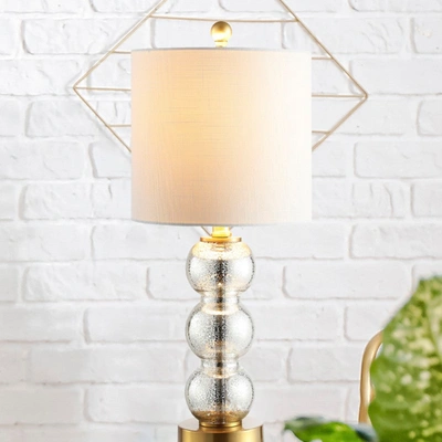 Jonathan Y February 21" Glass/metal Led Table Lamp