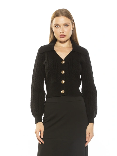 Shop Alexia Admor Hazel Cardigan In Black