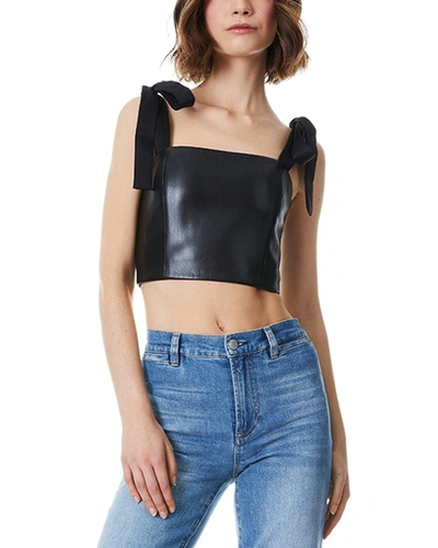 Shop Alice And Olivia Cassidy Top In Black