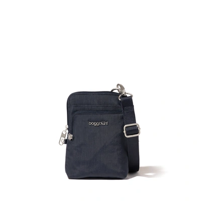 Baggallini Women's Securtex Anti-theft Activity Small Crossbody Bag In Blue