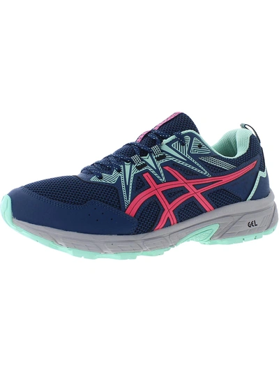 Shop Asics Gel-venture 8 Womens Knit Gym Running Shoes In Multi
