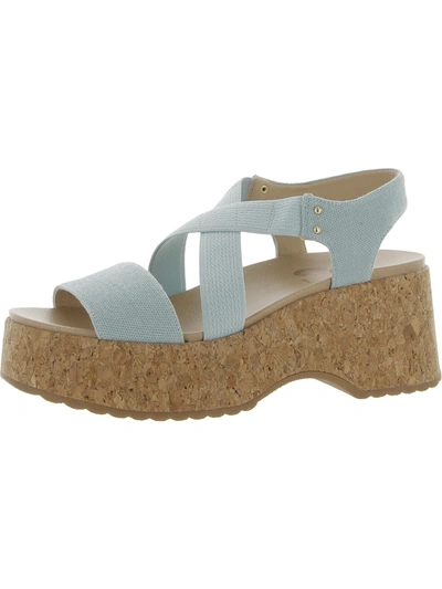 Shop Dr. Scholl's Shoes Dottie Womens Slingback Slip-on Platform Sandals In Multi