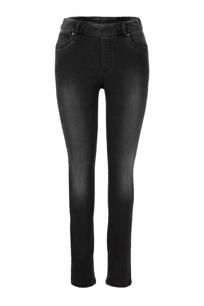Shop Up Women's 360 Compression Denim In Thunder Gray In Black