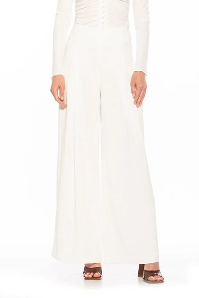 Alexia Admor Elia High Waist Pleat Wide Leg Pants In Multi