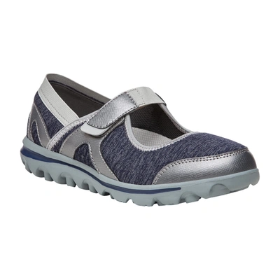 Shop Propét Women's Onalee Shoes In Blue/silver In Grey