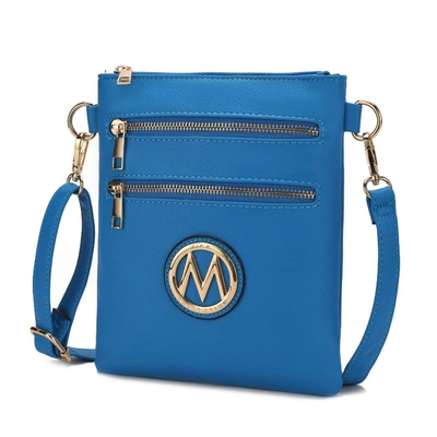Mkf Collection By Mia K Medina Crossbody Small Handbag In Blue