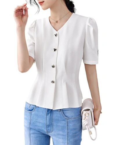 Shop Ounixue Shirt In White