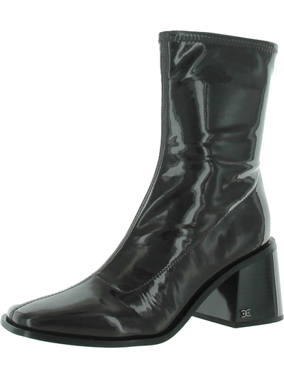 Shop Sam Edelman Wells Womens Block Heel Ankle Boots In Black