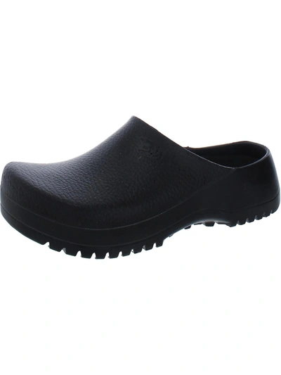 Shop Birkenstock Womens Slip Resistant Casual Clogs In Black