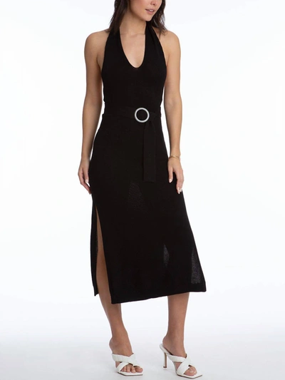 Shop 525 America Multiwear Halter Dress In Black
