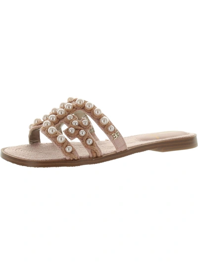 Shop Sam Edelman Bay Womens Cut-out Slip On Slide Sandals In Multi