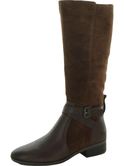Shop Naturalizer Rena Womens Wide Calf Riding Knee-high Boots In Brown