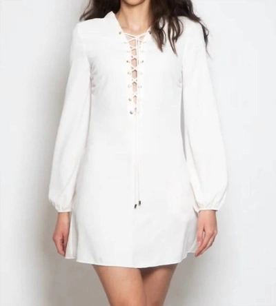 Shop Pinko Affabile Dress In White