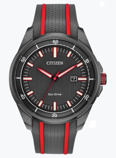 Shop Citizen Men's 45mm Solar Watch In Black