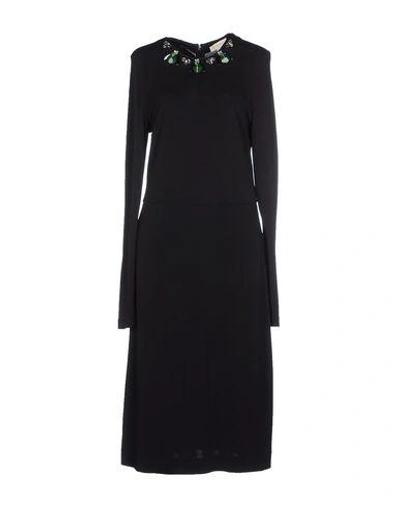 Shop Tory Burch Knee-length Dress In Black