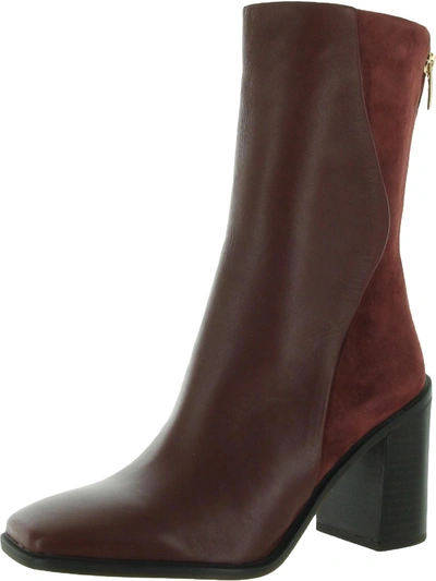 Sarto Franco Sarto Steviena Womens Leather Square Toe Mid-calf Boots In Multi