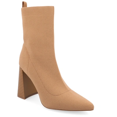 Jornee Collection Collection Women's Tru Comfort Foam Noralinn Booties In Brown