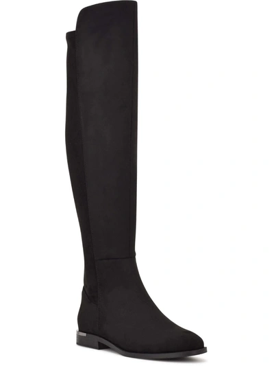 Shop Nine West Allair 2 Womens Zipper Tall Knee-high Boots In Black