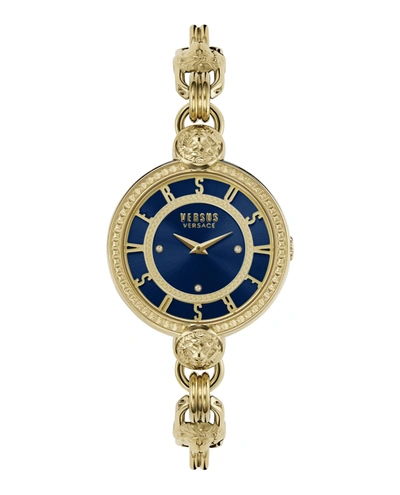 Shop Versus Les Docks Bracelet Watch In Gold