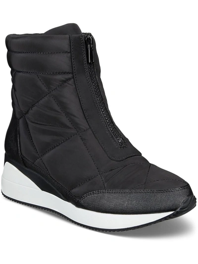 Shop Alfani Whitnee Womens Puffer Trainers Casual And Fashion Sneakers In Black