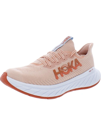 Shop Hoka One One Carbon X 3 Womens Fitness Performance Running Shoes In Multi