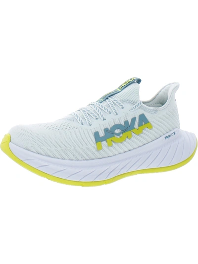 Shop Hoka One One Carbon X 3 Womens Fitness Performance Running Shoes In Multi