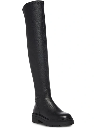 Shop Steve Madden Industry Womens Textured Chunky Thigh-high Boots In Multi