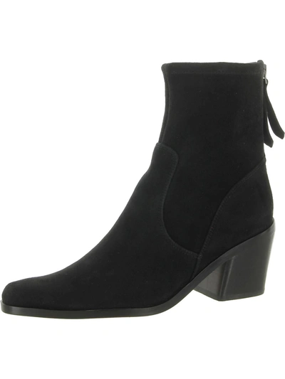 Shop 27 Edit Bex Womens Block Heel Stacked Heel Ankle Boots In Black