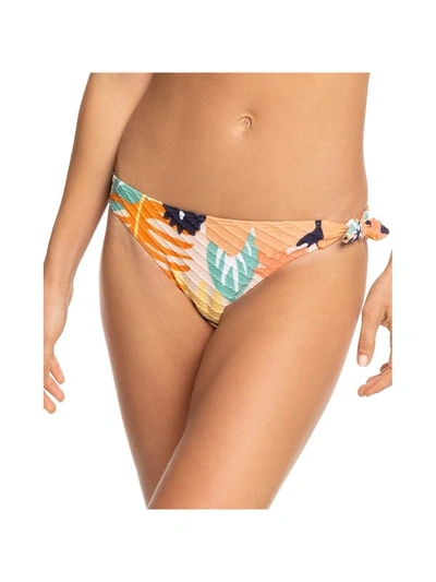 Shop Roxy Juniors Womens Moderate Coverage Hipster Bikini Swim Bottom In Multi
