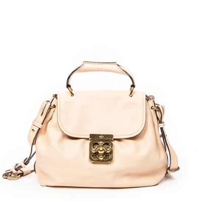 Shop Chloé Elsie Bag In Beige