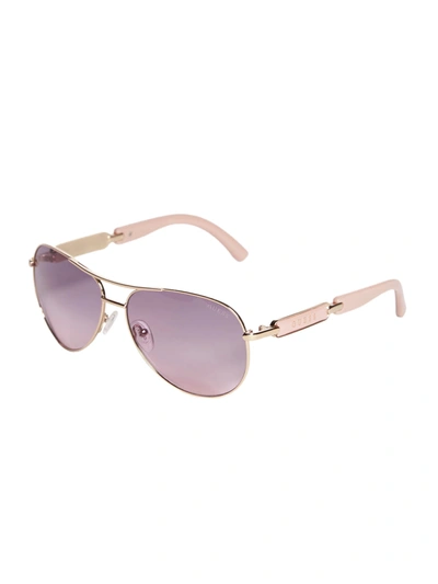 Guess Factory Classic Aviator Sunglasses In Purple