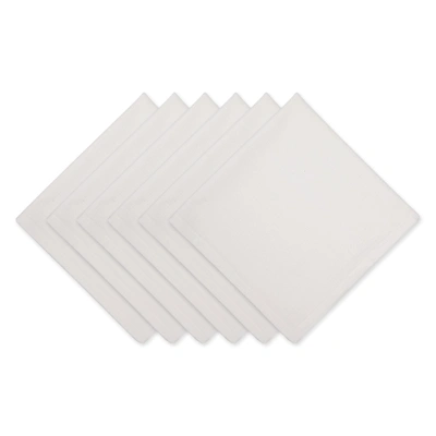 Dii Solid Cotton Napkin (set Of 6)