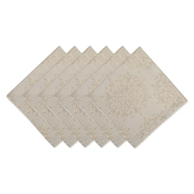 Dii Winter Sparkle Metallic Napkin (set Of 6)
