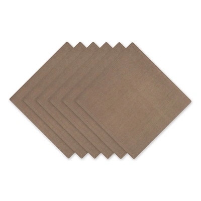 Dii Solid Cotton Napkin (set Of 6)