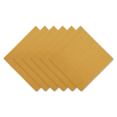 Dii Solid Cotton Napkin (set Of 6)