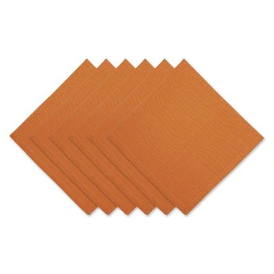 Dii Solid Cotton Napkin (set Of 6)