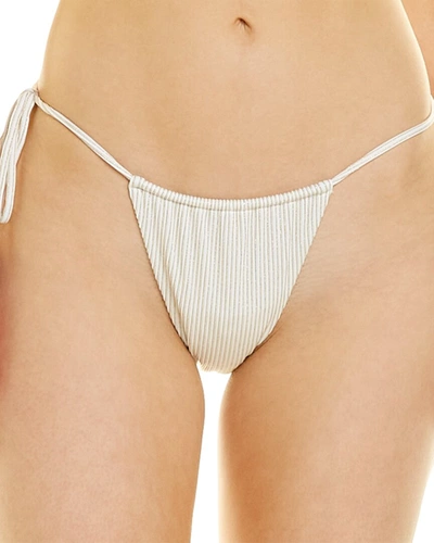 Shop Monica Hansen Beachwear String Bikini Bottom In Beige