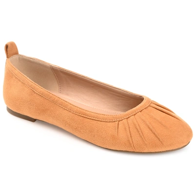 Journee Collection Tru Comfort Foam Tannya Flat In Beige