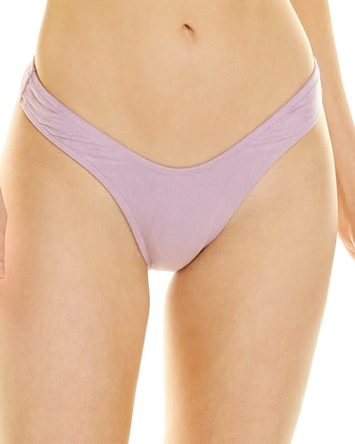 Shop Monica Hansen Beachware U Bikini Bottom In Purple