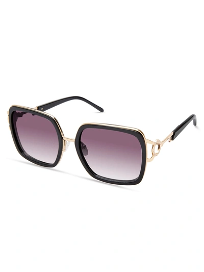 Guess Factory Oversized Square Sunglasses In Purple