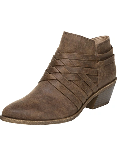 Shop Lifestride Prairie Womens Zipper Ankle Boots In Brown
