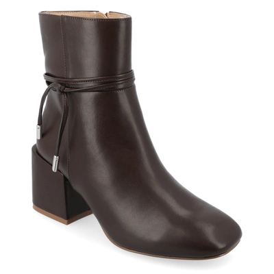 Journee Collection Beverly Tru Comfort Block Heel Bootie In Black