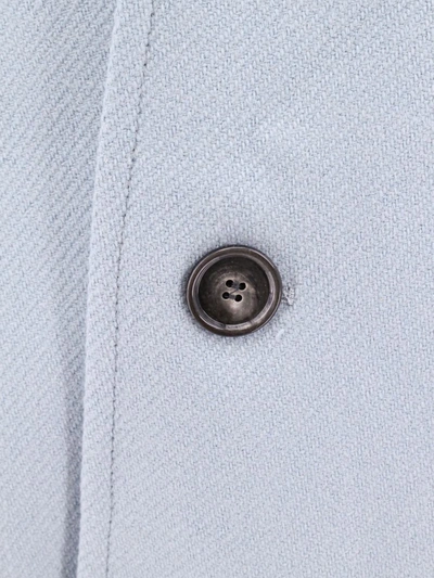 Ami Alexandre Mattiussi Ami Paris Single-breasted Coat In Blue