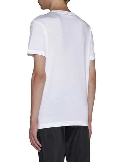 Shop Dolce & Gabbana T-shirts And Polos In Bianco Otticco