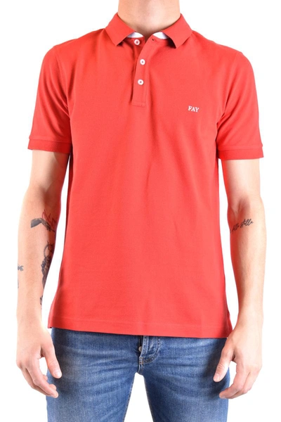 Shop Fay Polo In Red