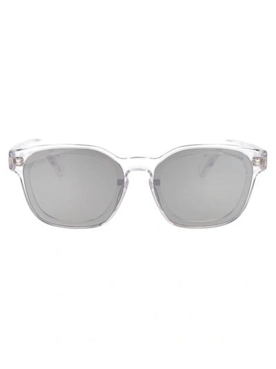 Shop Moncler Sunglasses In 26c Crystal
