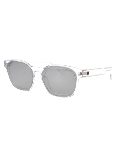 Shop Moncler Sunglasses In 26c Crystal