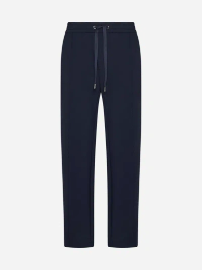 Shop Dolce & Gabbana Nylon Jogger Pants In Dark Blue