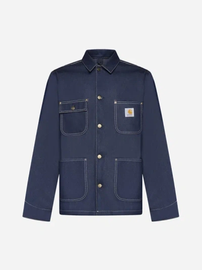 Shop Carhartt Denim Jacket In Blue